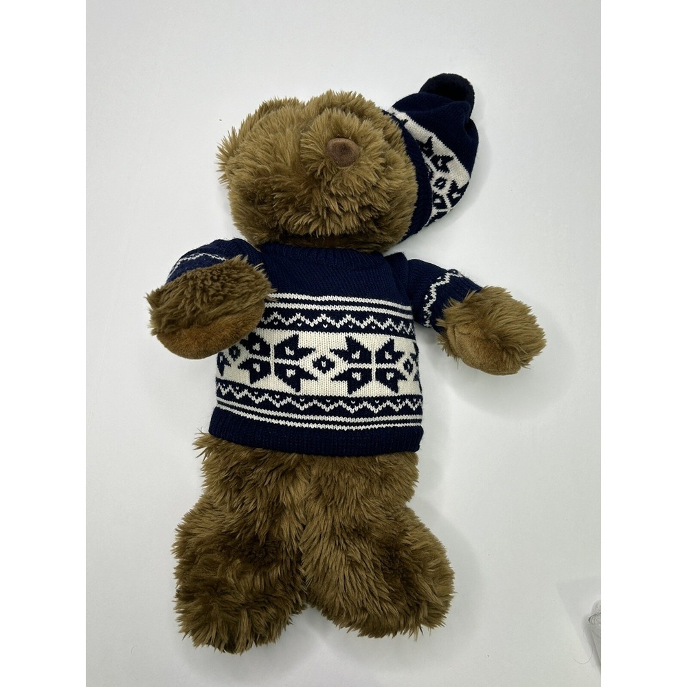 American Eagle Teddy Bear Plush Stuffed Animal Holiday Ed 1996 Approx 19" VTG - Picture 6 of 9